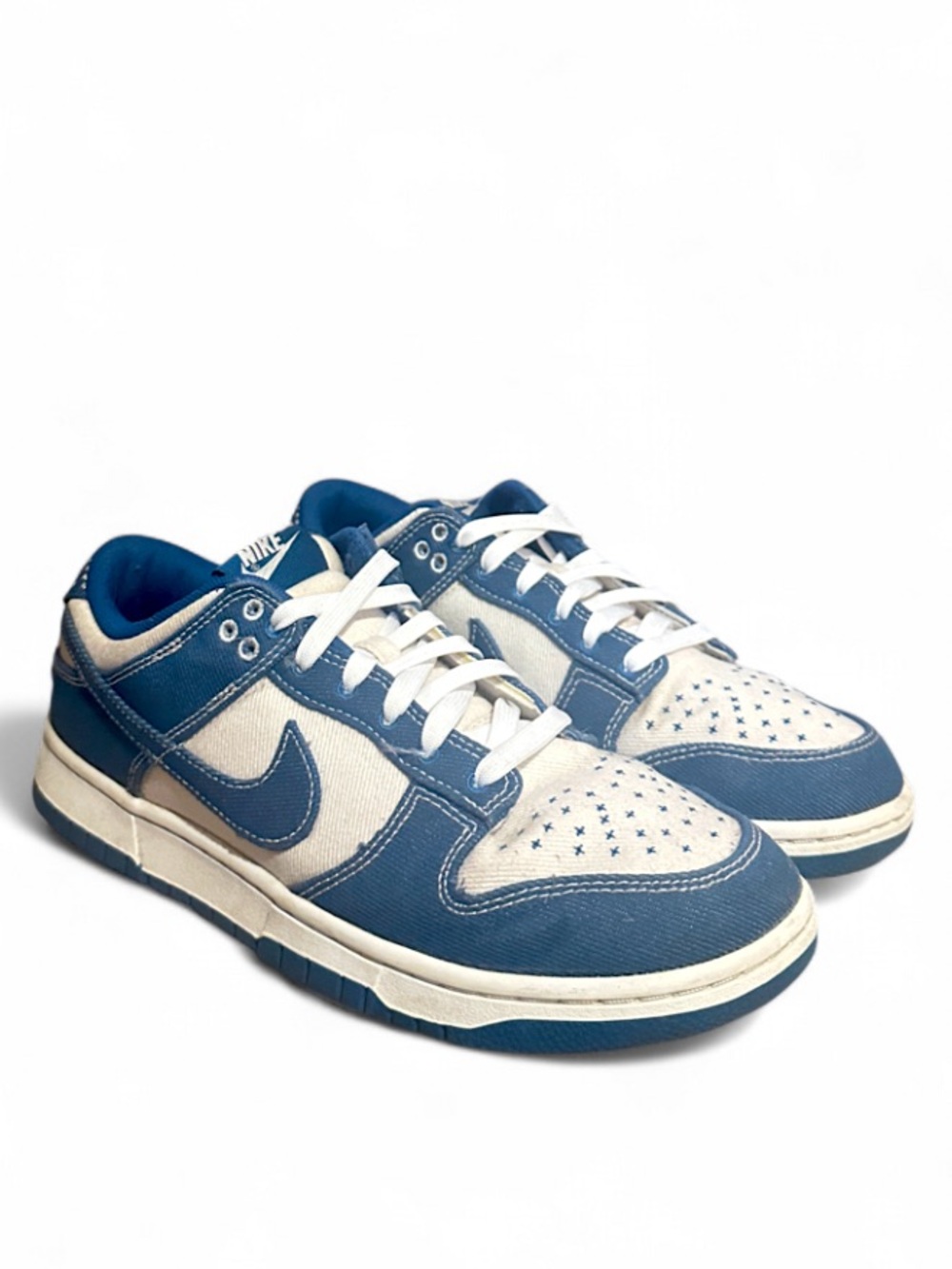 Nike Dunk Low Industrial Blue Shashiko Size US Men’s 9/ Women’s 10.5/ EUR 42.5